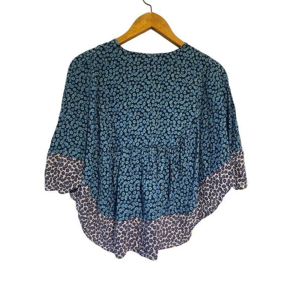 ZARA Trafaluc Fun & Flirty Floral Boho-Style Top Medium - Picture 2 of 4